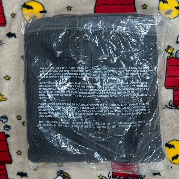 Dark Gray Waffle Knit Button-Up Shirt - Picture 3 of 5